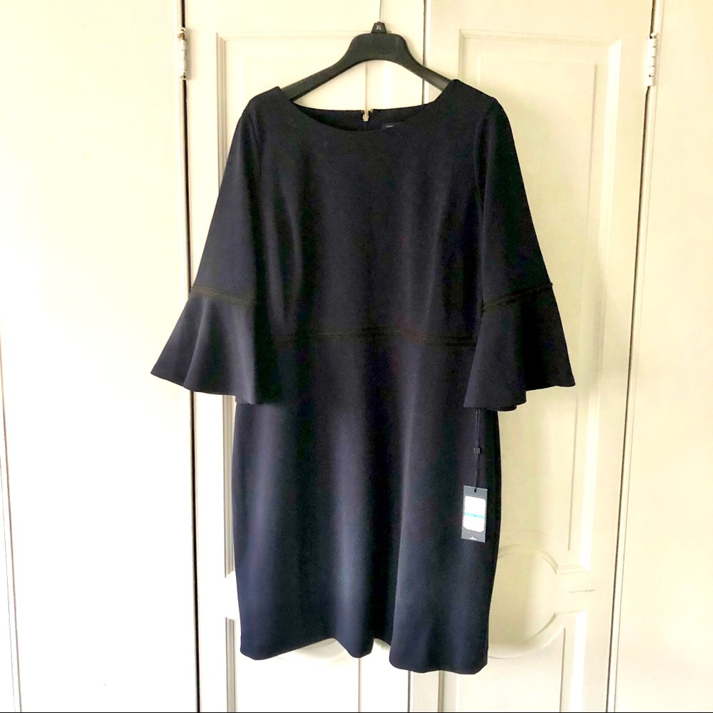 Tommy Hilfiger Bell Sleeve Scuba Dress